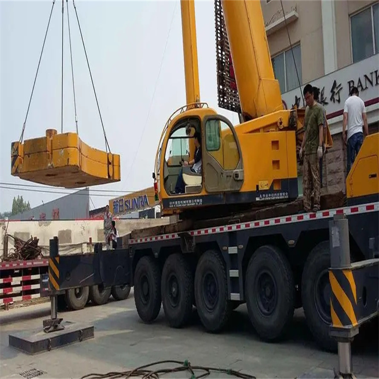 龙湖当地吊车出租|机器吊装|75吨|工厂搬迁服务